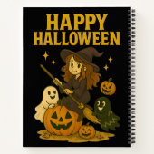 Carnet Heureuse sorcière d'Halloween (Dos)