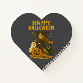 Carnet Heureuse sorcière d'Halloween (Dos)