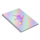 Carnet Heureuse Sorcière Volant Sur Le Dessin De Broomsti (Côté Droit)