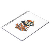 Carnet Heureux Baseball Ween Vintage Halloween Baseball D (Côté gauche)