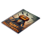 Carnet heureux citrouilles d'Halloween (Côté gauche)