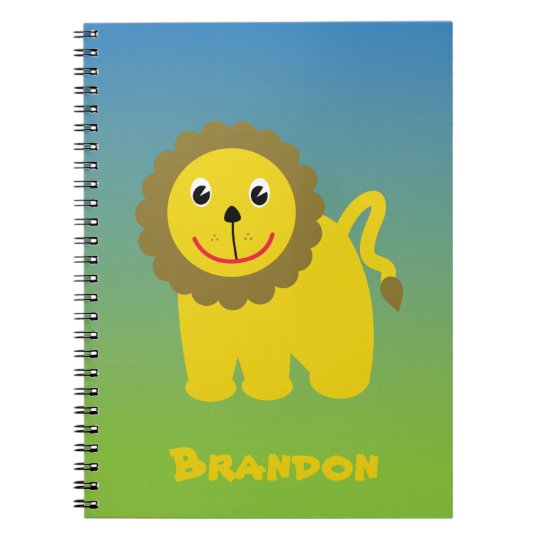 Carnet heureux de lion