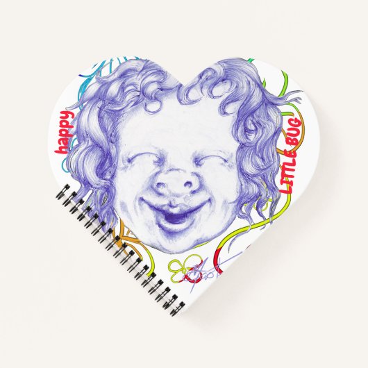 Carnet Heureux et riant de joie (Devant)