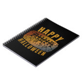 CARNET HEUREUX HALLOWEEN DANSER SKELETON (Côté gauche)