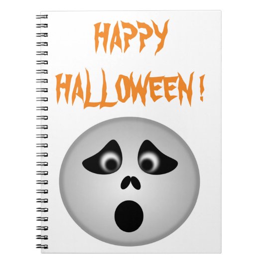 CARNET "HEUREUX HALLOWEEN" GHOST (Devant)