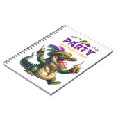 Carnet Heureux Mardi Gras Alligator (Côté gauche)