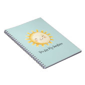 Carnet Heureux Vous êtes mon soleil (Côté Droit)