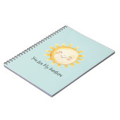 Carnet Heureux Vous êtes mon soleil (Côté gauche)