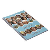 Carnet Hexagon Family Photo Collage (Côté Droit)