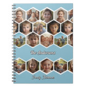 Carnet Hexagon Family Photo Collage (Devant)