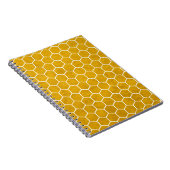 Carnet Hexagonal Hexagon Pattern Yellow (Côté Droit)