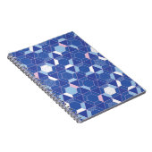 Carnet Hexagons, triangles : motif abstrait géométrique. (Côté Droit)