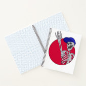 Carnet Hey Amis Cool et drôle Squelette (Intérieur)