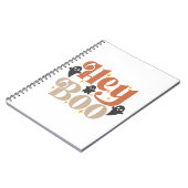 Carnet Hey Boo Boho Halloween Hey Boo Ghost (Côté gauche)