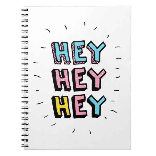 Carnet Hey Hey (Devant)