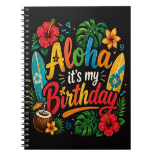 Carnet Hibiscus Aloha Anniversaire Hawaï