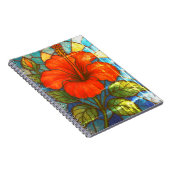 Carnet Hibiscus en verre tendu (Côté Droit)