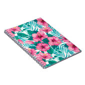 Carnet Hibiscus et palmiers feuilles (Côté Droit)