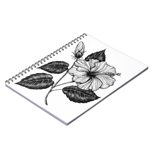 Carnet Hibiscus fleur II (Côté gauche)