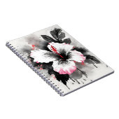 Carnet Hibiscus - Fleurs aquarelles (Côté Droit)