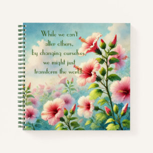Carnet Hibiscus Flowers & Devis