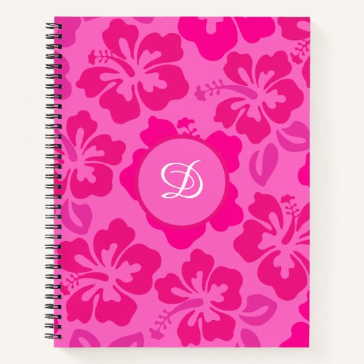 Carnet hibiscus hawaii tropical (Devant)