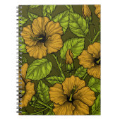 Carnet hibiscus jaune (Devant)