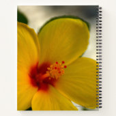 Carnet Hibiscus jaune (Dos)