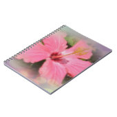 Carnet Hibiscus rose (Côté gauche)