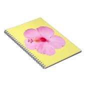 Carnet Hibiscus rose Fleur tropicale (Côté Droit)