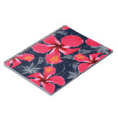 Carnet Hibiscus Tropical Fleurs été Design (Côté gauche)
