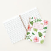 Carnet Hibiscus tropical floral (Intérieur)