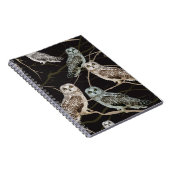 Carnet hibou assis sur une branche (Côté Droit)
