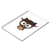 Carnet Hibou brun (Côté gauche)