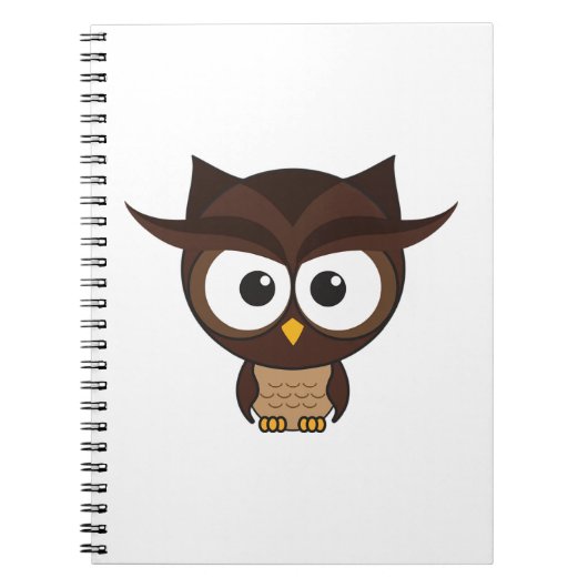 Carnet Hibou brun (Devant)