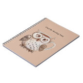 Carnet Hibou brun vous verra (Côté gauche)