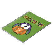 Carnet hibou citrouille (Côté gauche)