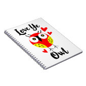 Carnet hibou d'amour (Côté Droit)