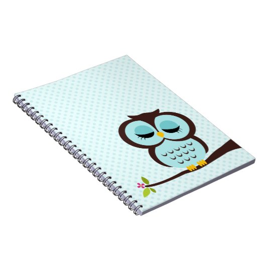 Carnet Hibou d'Aqua (Côté Droit)