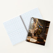 Carnet Hibou de bibliothèque (Intérieur)