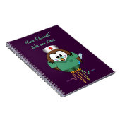 Carnet hibou d'infirmière (Côté Droit)