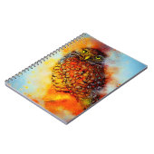 Carnet Hibou éclaboussé (Côté gauche)