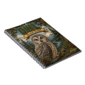 Carnet Hibou Forêt Boréale POPCUT (Côté Droit)