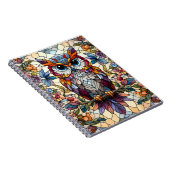 Carnet Hibou Inspiré du Vitrail  (Côté Droit)