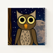Carnet Hibou nocturne (Dos)