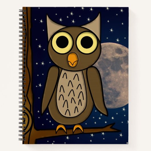 Carnet Hibou nocturne (Devant)