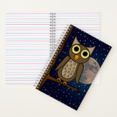 Carnet Hibou nocturne (À l'intérieur)