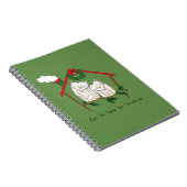 Carnet Hibou Noël mignon Enfants (Côté Droit)