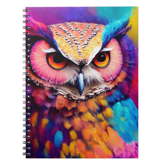 Carnet Hibou Oiseau découverte d'animaux Aventure Nature (Devant)