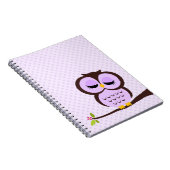 Carnet Hibou pourpre (Côté Droit)
